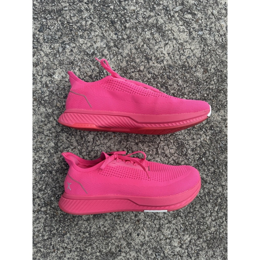Flux Adapt Runner Ruby Mens 9.5 Womens 11 Neon Pink Running Athletic Knit Shoes - Picture 6 of 9